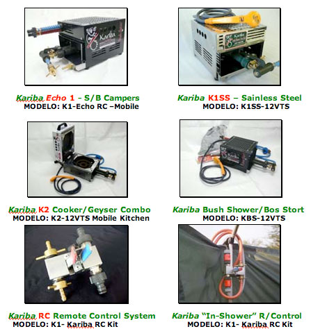 kariba products for 4x4 overlanding